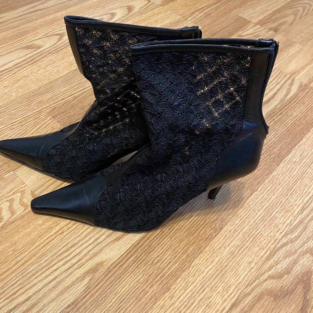 Lace boots high heels any season - Picture 4 of 4